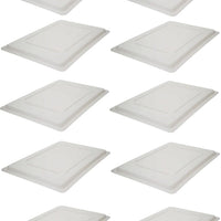 Omcan - 18" x 26" Polypropylene Food Storage Lid (457 x 660 mm), Pack of 10 - 85134
