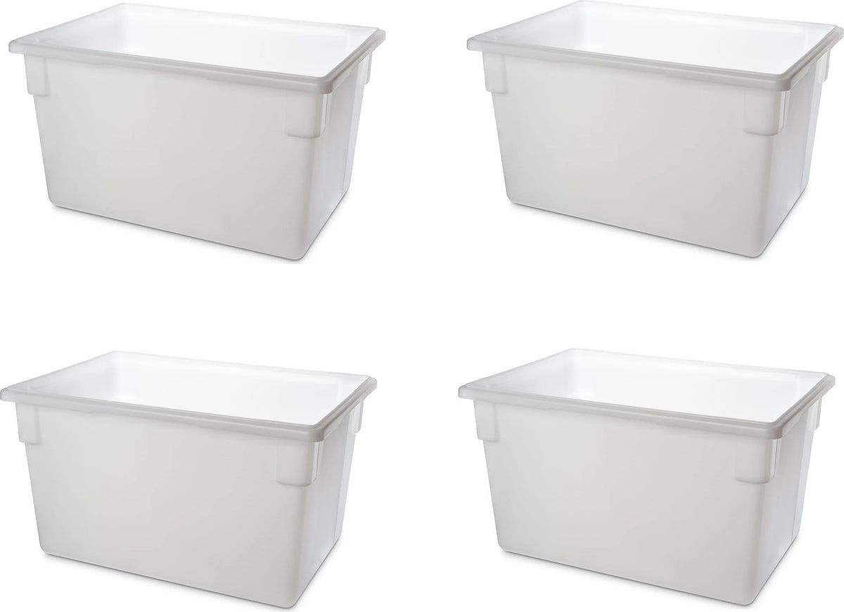 Omcan - 18" x 26" x 12" Polypropylene Food Storage Container (457 x 660 x 305 mm), Pack of 3 - 85131