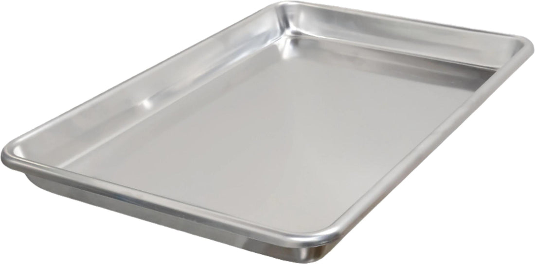 Omcan - 18" x 26" x 2.25" 12-Gauge Heavy-duty Aluminum Baking/Roasting Pan, Pack of 3 - 81208