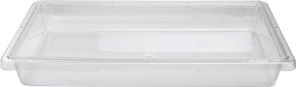 Omcan - 18" x 26" x 3.5" Polycarbonate Food Storage Container (457 x 660 x 89 mm), Pack of 4 - 85118