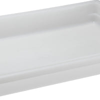 Omcan - 18" x 26" x 3.5" Polypropylene Food Storage Container (457 x 660 x 89 mm), Pack of 6 - 85128