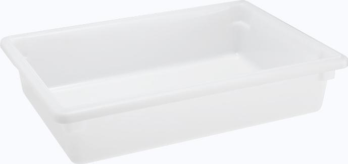 Omcan - 18" x 26" x 6" Polypropylene Food Storage Container (457 x 660 x 152 mm), Pack of 4 - 85129