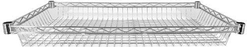 Omcan - 18″ x 36″ Chrome Wire Basket, Pack of 2 - 47323