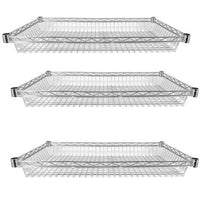 Omcan - 18″ x 36″ Chrome Wire Basket, Pack of 2 - 47323
