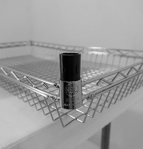 Omcan - 18″ x 36″ Chrome Wire Basket, Pack of 5 - 47323