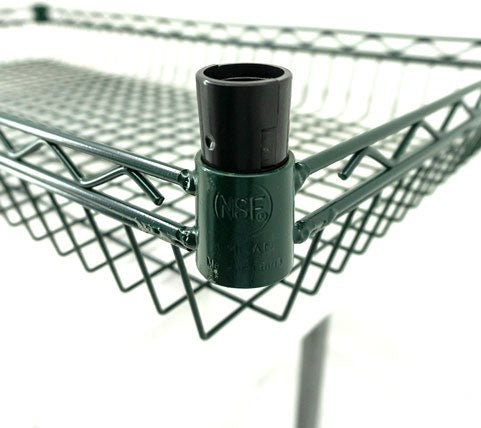 Omcan - 18″ x 36″ Dark Green Epoxy Wire Basket, Pack of 5 - 47325