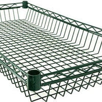 Omcan - 18″ x 48″ Dark Green Epoxy Wire Basket, Pack of 3 - 47326