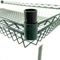 Omcan - 18″ x 48″ Dark Green Epoxy Wire Basket, Pack of 3 - 47326