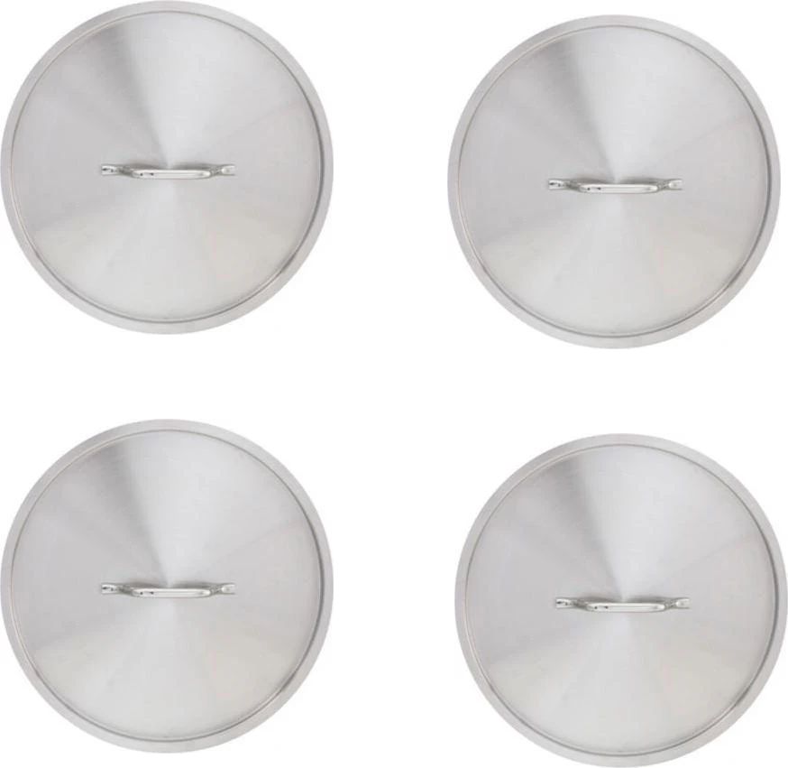 Omcan - 19" Stainless Steel Replacement Lid, Pack of 3 - 80460