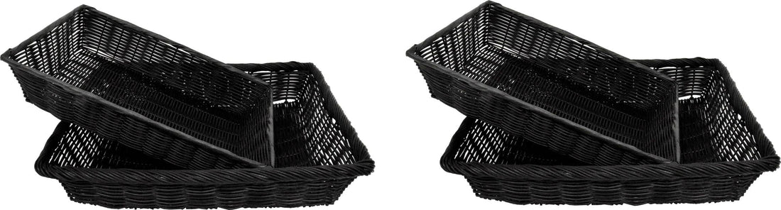 Omcan - 19.5” x 15.5” x 4” Deli Basket, Pack of 4 - 31426