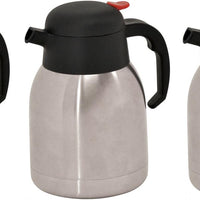 Omcan - 1.2 L Stainless Steel Double Wall Thermal Carafe, Pack of 3 - 40563