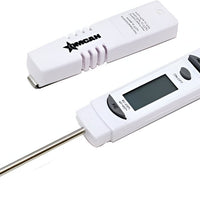 Omcan - 1.25″ Digital LCD Thermometer with Protective Sleeve, Pack of 10 - 47203
