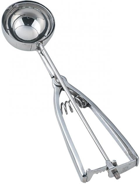 Omcan - 1.25 oz Stainless Steel Ice Cream Scoop Disher, Pack of 10 - 34855