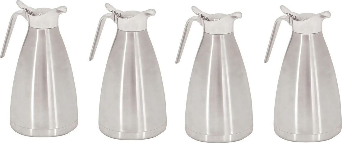 Omcan - 1.5 L Double Wall Insulated Coffee Server (1500 ml), Pack of 3 - 80525
