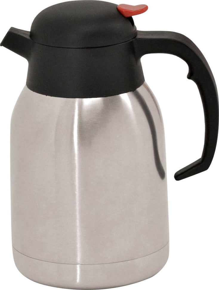 Omcan - 1.5 L Stainless Steel Double Wall Thermal Carafe, Pack of 3 - 40564