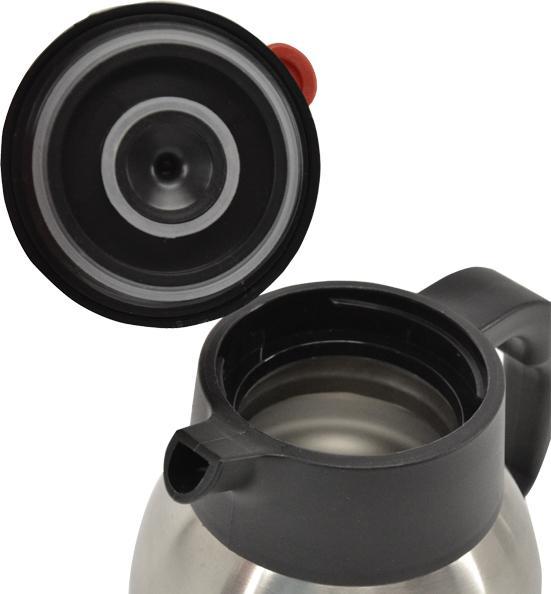 Omcan - 1.5 L Stainless Steel Double Wall Thermal Carafe, Pack of 3 - 40564