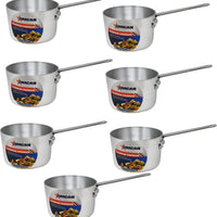 Omcan - 1.5 QT Aluminium Sauce Pan, Pack of 7 - 43342