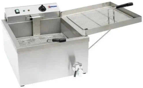 Omcan - 1.7 Kw Counter Top Electric Fryer For Donut And Funnel Cake - 44522