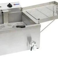 Omcan - 1.7 Kw Counter Top Electric Fryer For Donut And Funnel Cake - 44522