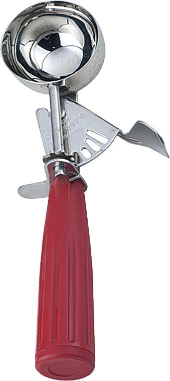 Omcan - 1.75 oz Red Ice Cream Scoop, Pack of 10 - 34846