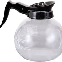 Omcan - 1.8 L Glass Decanter For Coffee Maker Compatible With 15000-546, Pack of 8 - 69224