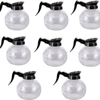 Omcan - 1.8 L Glass Decanter For Coffee Maker Compatible With 15000-546, Pack of 8 - 69224