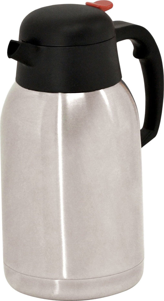 Omcan - 2 L Stainless Steel Double Wall Thermal Carafe, Pack of 3 - 40565