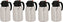 Omcan - 2 L Stainless Steel Double Wall Thermal Carafe, Pack of 3 - 40565