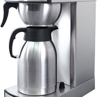 Omcan - 2 L Thermal Carafe Capacity Stainless Steel Coffee Maker - CM-CN-0002-T