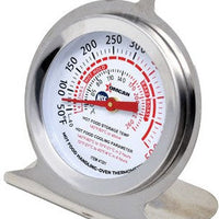Omcan - 2" Oven Thermometer with Built-in Hanging Hook and Standing Panel, Pack of 30 - 47201
