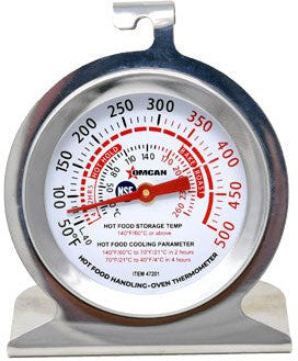 Omcan - 2" Oven Thermometer with Built-in Hanging Hook and Standing Panel, Pack of 30 - 47201