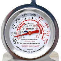 Omcan - 2" Oven Thermometer with Built-in Hanging Hook and Standing Panel, Pack of 40 - 47201
