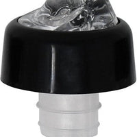 Omcan - 2 Oz Clear Spout With White Tail Measured Liquor Pourer with Collar, Pack of 5 - 80885