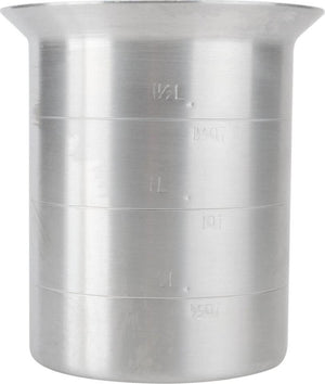 Omcan - 2 QT Aluminum Liquid Measure (1900 ml), 10/cs - 80402