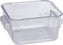 Omcan - 2 QT Clear Square Food Storage Container, 20/cs - 80172