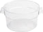 Omcan - 2 QT Translucent Polypropylene Round Food Storage Container, 50/cs - 80226