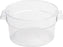 Omcan - 2 QT Translucent Polypropylene Round Food Storage Container, Pack of 30 - 80226