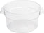 Omcan - 2 QT Translucent Polypropylene Round Food Storage Container, Pack of 50 - 80226