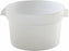 Omcan - 2 QT White Polypropylene Round Food Storage Container, Pack of 30 - 80227