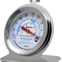 Omcan - 2" Refrigeration Thermometer With Hanging Hook and Built-In Standing Panel, Pack of 30 - 47202
