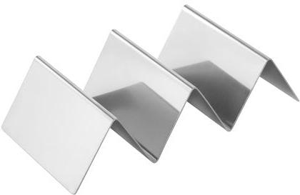 Omcan - 2 to 3 Slot Stainless Steel Taco Holder, Pack of 15 - 47348