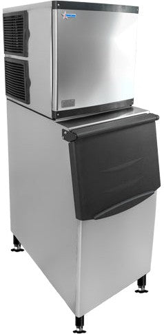 Omcan - 20″ Ice Maker Dual Water Input with 275 Lb Bin Capacity - 47485