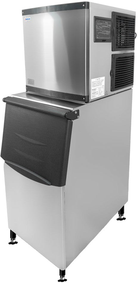 Omcan - 20″ Ice Maker Dual Water Input with 275 Lb Bin Capacity - 47485