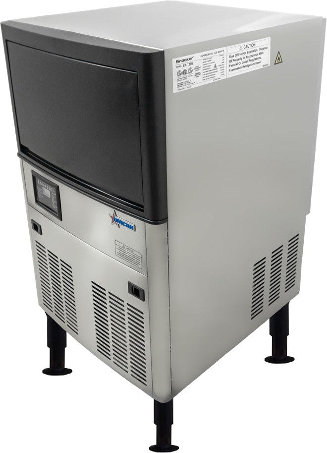 Omcan - 20″ Ice Maker Dual Water Input with 33 lb Bin Capacity - 47773