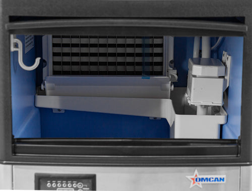 Omcan - 20″ Ice Maker Dual Water Input with 33 lb Bin Capacity - 47773