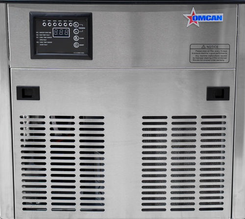 Omcan - 20″ Ice Maker Dual Water Input with 33 lb Bin Capacity - 48054
