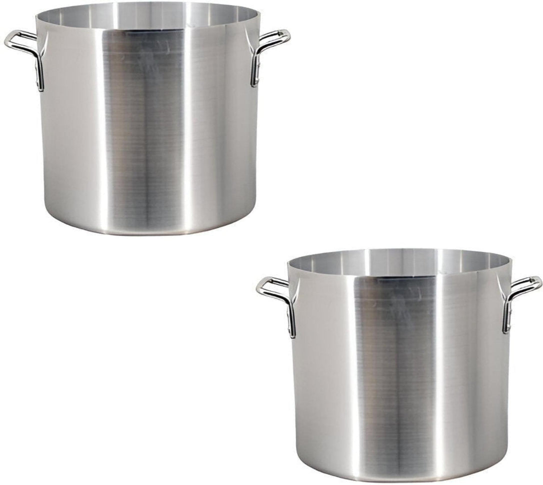 Omcan - 20 QT Aluminium Stock Pot, Pack of 2 - 43369