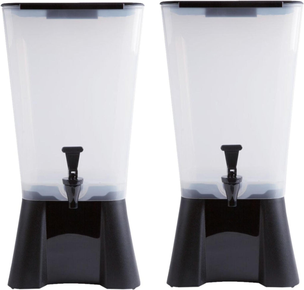 Omcan - 20 Qt Rectangular Single Tank Juice and Beverage Dispenser, Pack of 3 - 81122