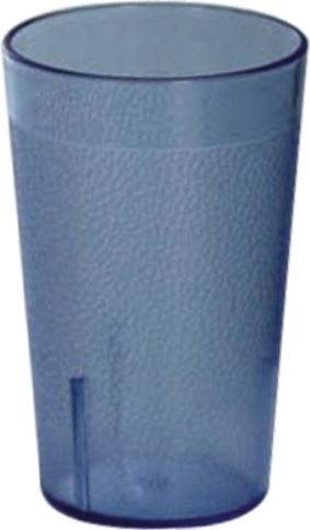 Omcan - 20 oz Blue Pebbled Tumbler (591 ml), 100/cs - 80347