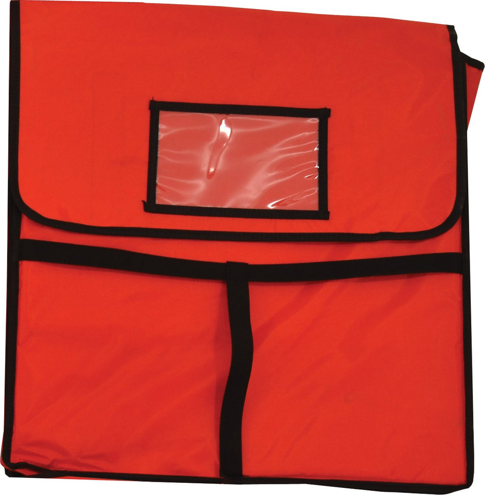 Omcan - 20" x 20" Pizza Delivery Bag with Top Handle, Pack of 10 - 28353